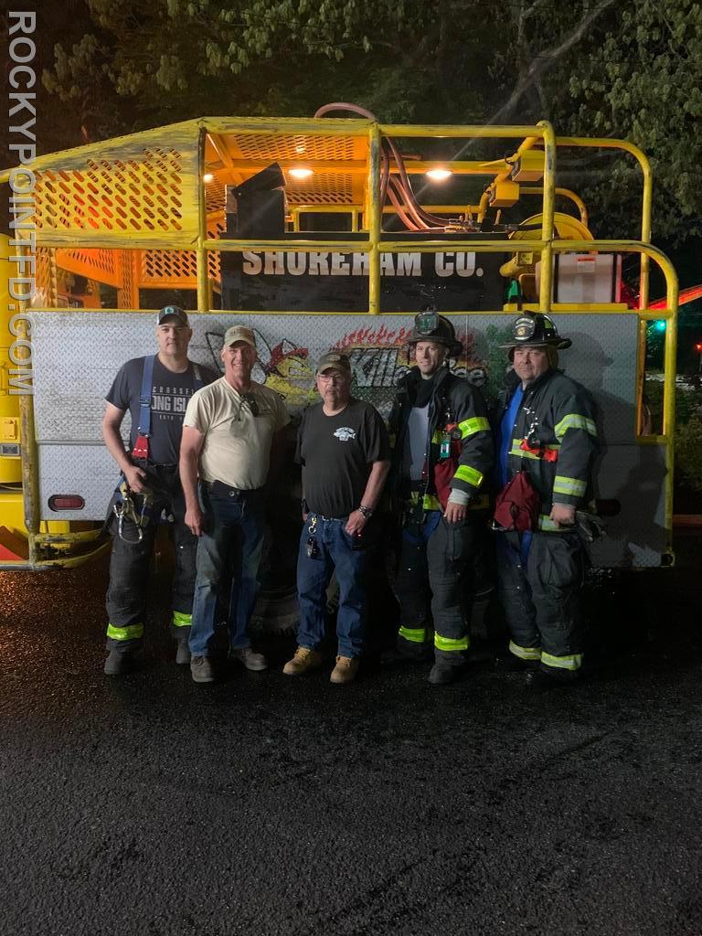 Senior man Crew BT-6 upon completion of mutual aid brush fire In manorville. 
August 2021