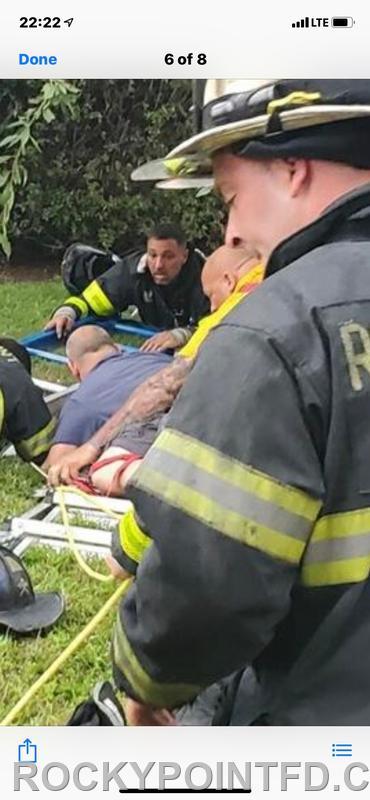 Trench Rescue-2019, 3 members of dept awarded Unit Citation a medal from. Suffolk County FRES. Members from R-4 & E-3 awarded dept unit citations. 