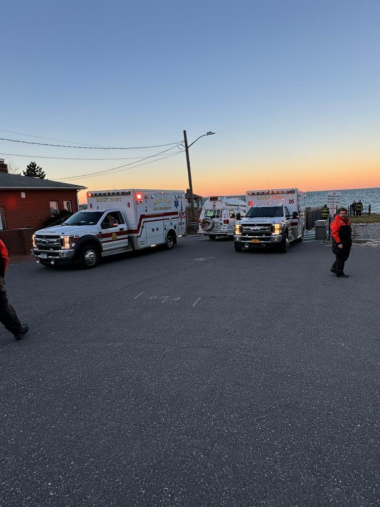 Paraglider. In distress: EMS crews from both dist and dept on standby awaiting orders.
2023