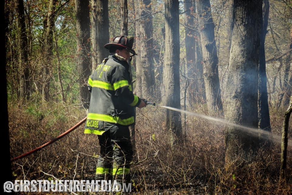 Brush Fire: Members operating at 100x50 brush fire.2024