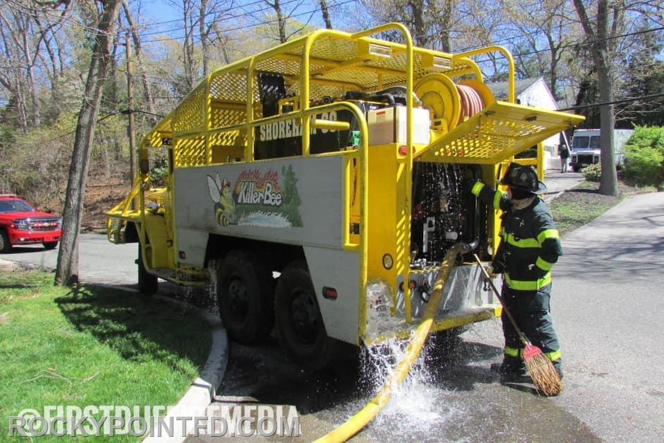 Brush Fire: BT-6 refilling after operating at 100x50 brush fire.  2024