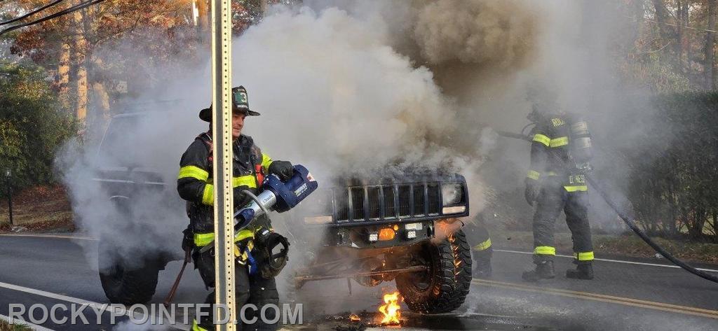 Vehicle Fire: members from E-7 operating 
2024