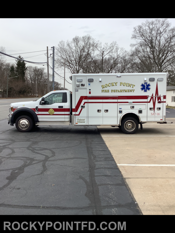 5A7-16 Ambulance 
Rotates between Co.2 & 3