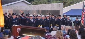 Members honoring the fallen.

Photo not mine