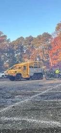 Mutual Aid Brush Fire: Brush truck-6 responded to aid the Riverhead FD and operated for 9 Hrs.
( photo not mine)